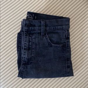 Lucky Brand Bridgette Raw Hem Black Jeans